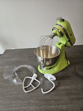 KitchenAid Artisan Green Apple Tilt-Head Stand Mixer with Bowl and Accessories